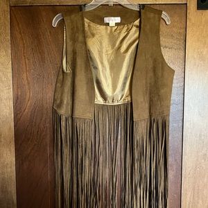 Luxe Apothetique fringe vest! EUC